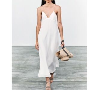 Long tank dress, oyster white NWOT